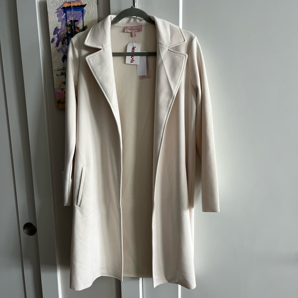Cream coat